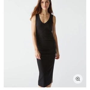 Michael Stars, Lori Ribbed V-Neck Dress